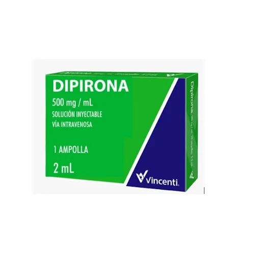 Dipirona 500MG/ml Amp I.v 2ML Vincenti