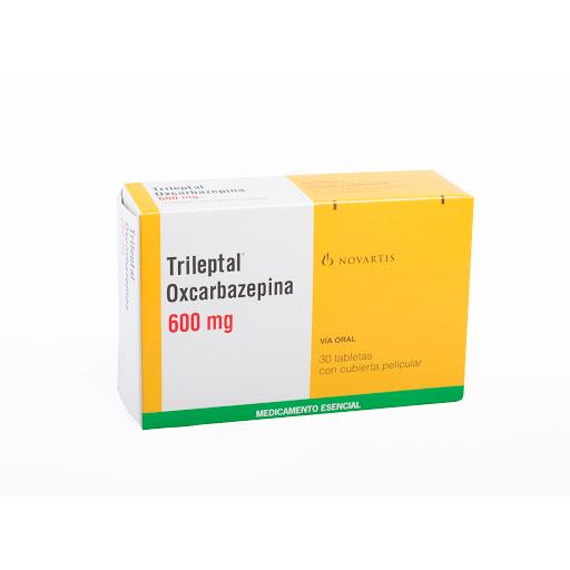 Trileptal 600MG x 30 Tabletas Novartis / Front