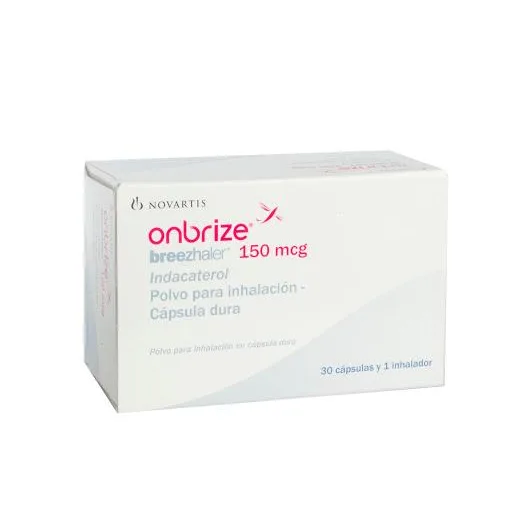 Onbrize 150MCG x 30 Capsulas 1 Inhalador Novartis Fronte