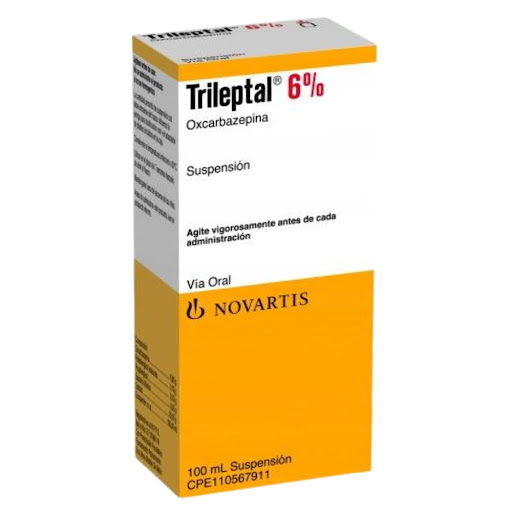 Trileptal 6% 300MG/5ML Polvo Susp x 100ML Novartis / Front