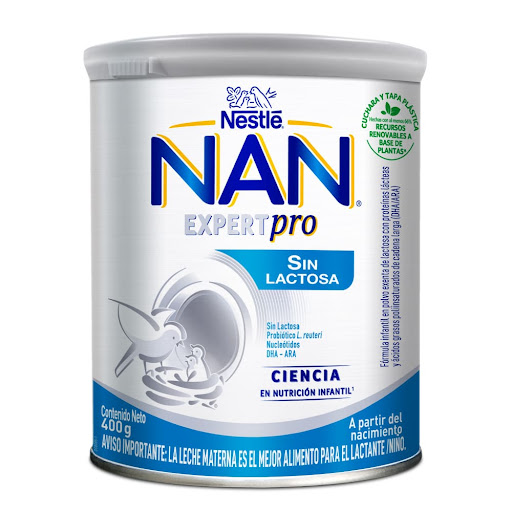 Nan Expert Pro sin Lactosa 400G Nestle