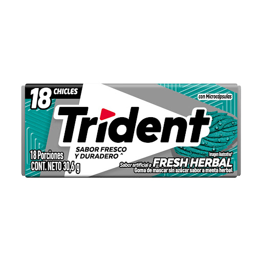 Trident Sabor a Fresh Herbal x 18 Chicles Mondelez