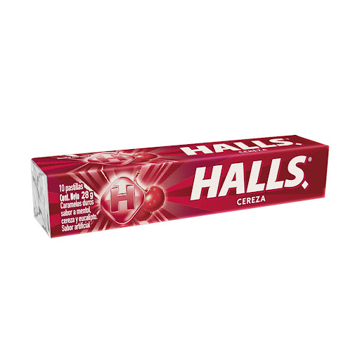 Halls Cherry Lyptus x 9 Unidades Mondelez