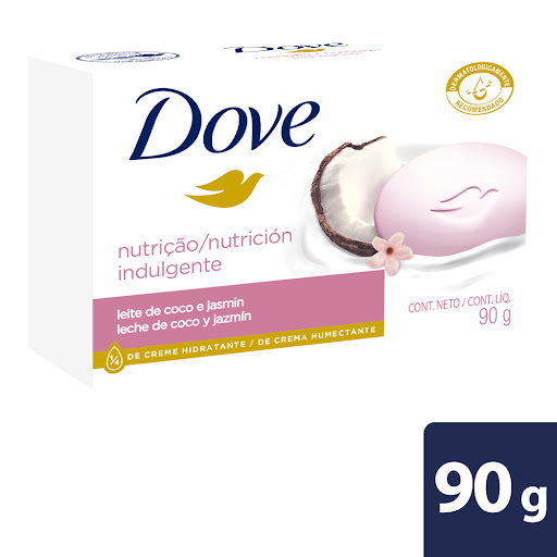 Jabon Dove Leche de Coco Paquete x 3 Unds x 270G