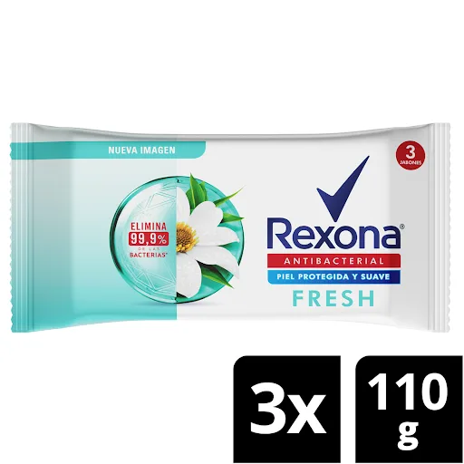 Jabon Antibacterial Fresh 110GR x 3 Unidades Dimassi