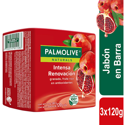 Jabon Palmolive Granada Paq x 3 Unidades 360GR Colgate Palmolive