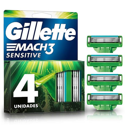 Cartucho Gillette Match Sensit x 4 Unidades P&g