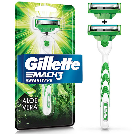 Afeitadora Gillette Mach 3 Sensitive + Repuesto P&g