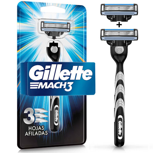 Afeitadora Gillette Mach 3 + Repuesto P&g