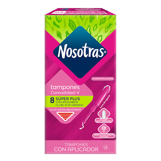Tampones Nosotras con Aplicador Flujo Super Plus x 8 Wayne - Familia