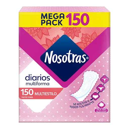 Protectores Nosotras Diarios Multiforma x Unidad Wayne Familia