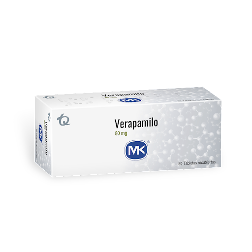 Verapamilo 80MG Blister x 10 Tabletas Mk / Fronte