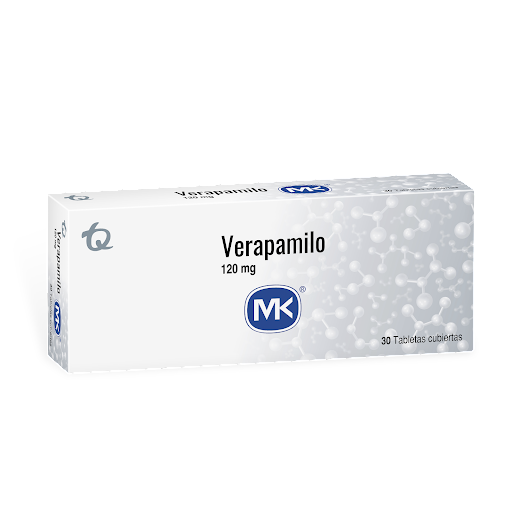 Verapamilo 120MG x 30 Tabletas Mk / Fronte