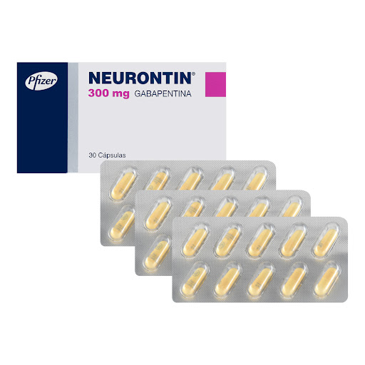 Neurontin 300MG x 30 Capsulas Pfizer / Front