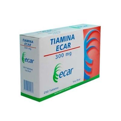 Tiamina 300MG Blister x 10 Tabletas Front
