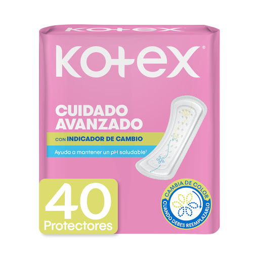 Kotex Protectores Diarios con Indicador de Cambio x 40 Unidades Dimassi
