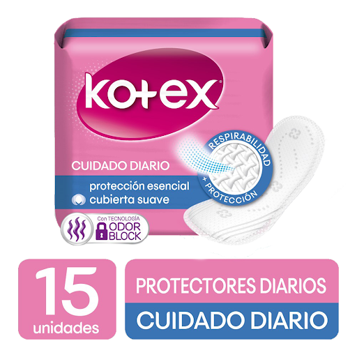 Protectores Diarios Kotex Cuidado Diario x 15Und Dimassi