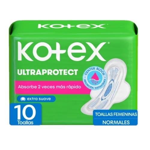 Toallas Sanitarias Kotex x 10 Und con al