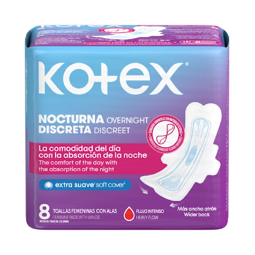 Kotex Toallas Sanitarias Dia/noche x 8 Unds Dimassi