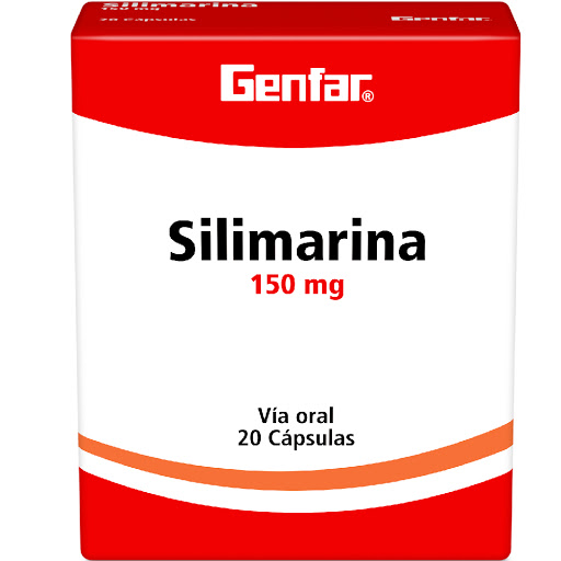 Silimarina 150MG x 20 Capsulas Genfar / Front