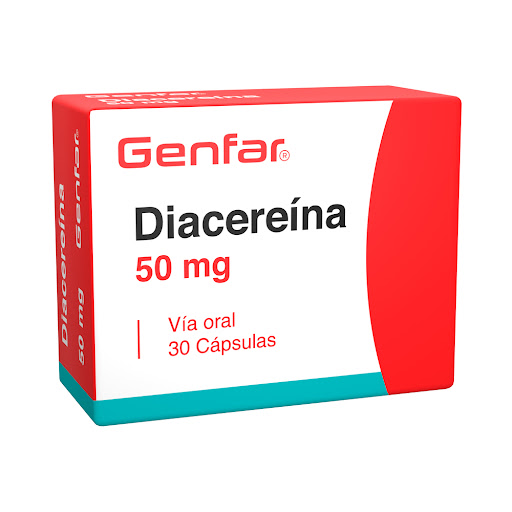 Diacerina 50MG x 30 Capsulas Genfar / Front