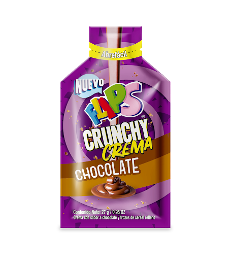 Flips Crunchy Crema Chocolate 27G