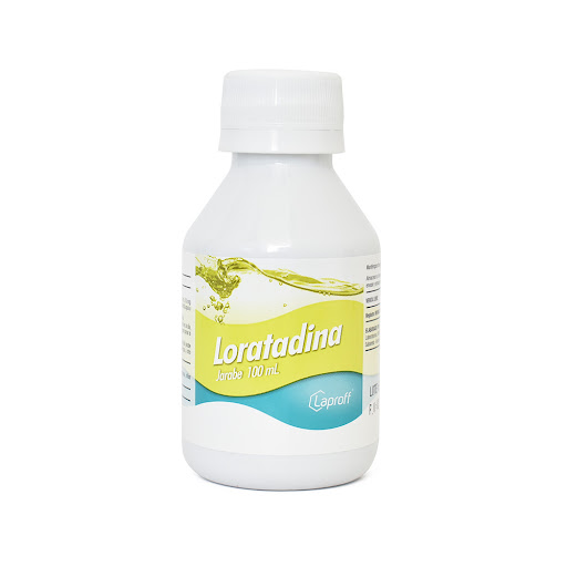 Loratadina 0.1G (5MG/5ML) Jarabe x 100ML Laproff / Front