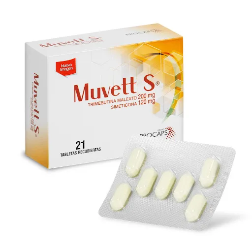 Muvett S 200MG 120MG x 21 Tabletas Vivax Calox