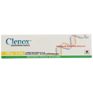 Clenox 40MG x 1Jeringa Prellenada Procaps
