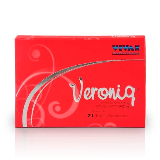 Veroniq 3MG/0,03MG x 21 Tabletas Recubiertas Vivax