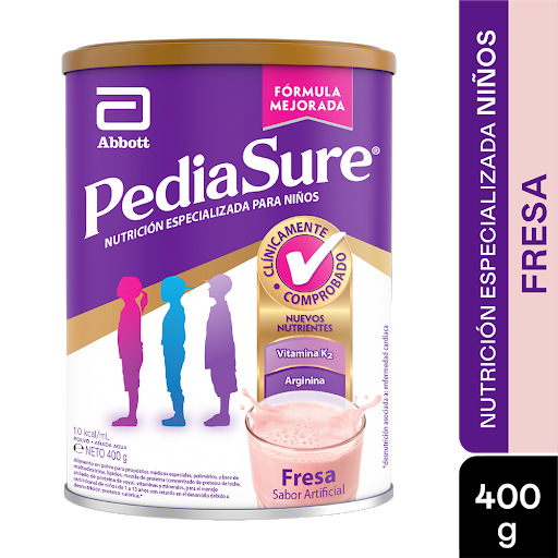 Pediasure Fresa Polvo x 400GR Abbott / Fronte