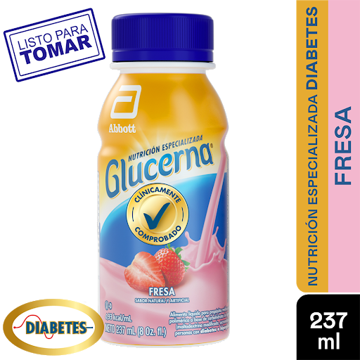 Glucerna Fresa x 237ML Abbott / Fronte