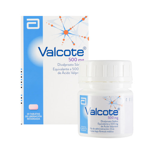 Valcote 500MG x 30 Tabletas de Liberacion Prolongada Abbott