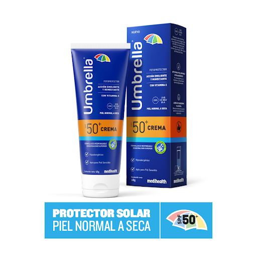 Umbrella Protector Solar 50Spf Crema x 60G Megalabs