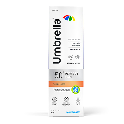 Umbrella Fotoprotector Solar Spf50 Tono Oscuro Crema x 50G
