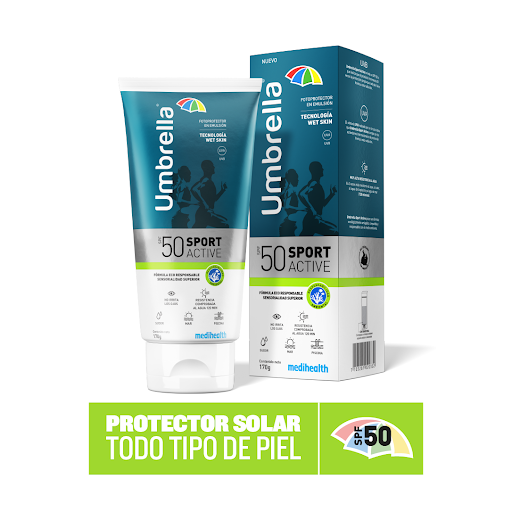 Umbrella Protector Solar Sport Active 50Spf x 170G Megalabs