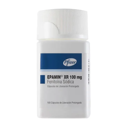Epamin Lp 100MG x 100 Capsulas Pfizer Front