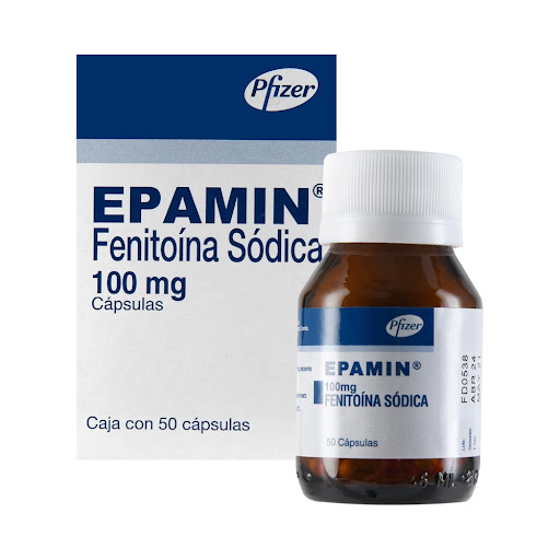 Epamin 100MG x 50 Capsulas Pfizer / Front