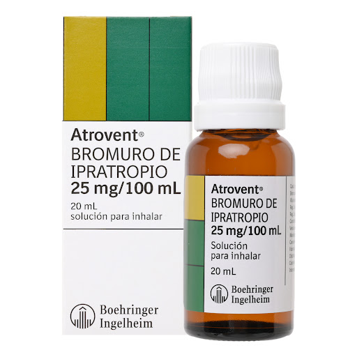 Atrovent 25MG/100ML Sol para Inhalar x 20ML Boehringer Ingelheim / Fronte