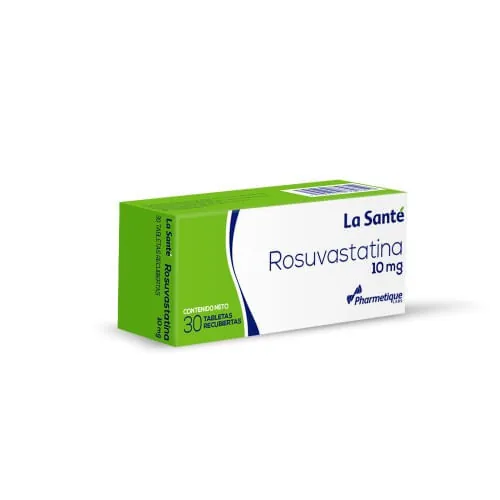 Rosuvastatina 10MG x 30 Tabletas la Sante
