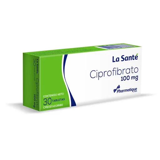 Ciprofibrato 100MG x 30 Tab la Sante