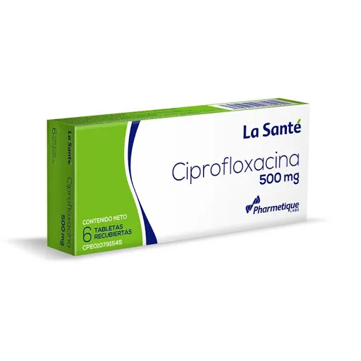 Ciprofloxicina 500MG x 6 Tab la Sante