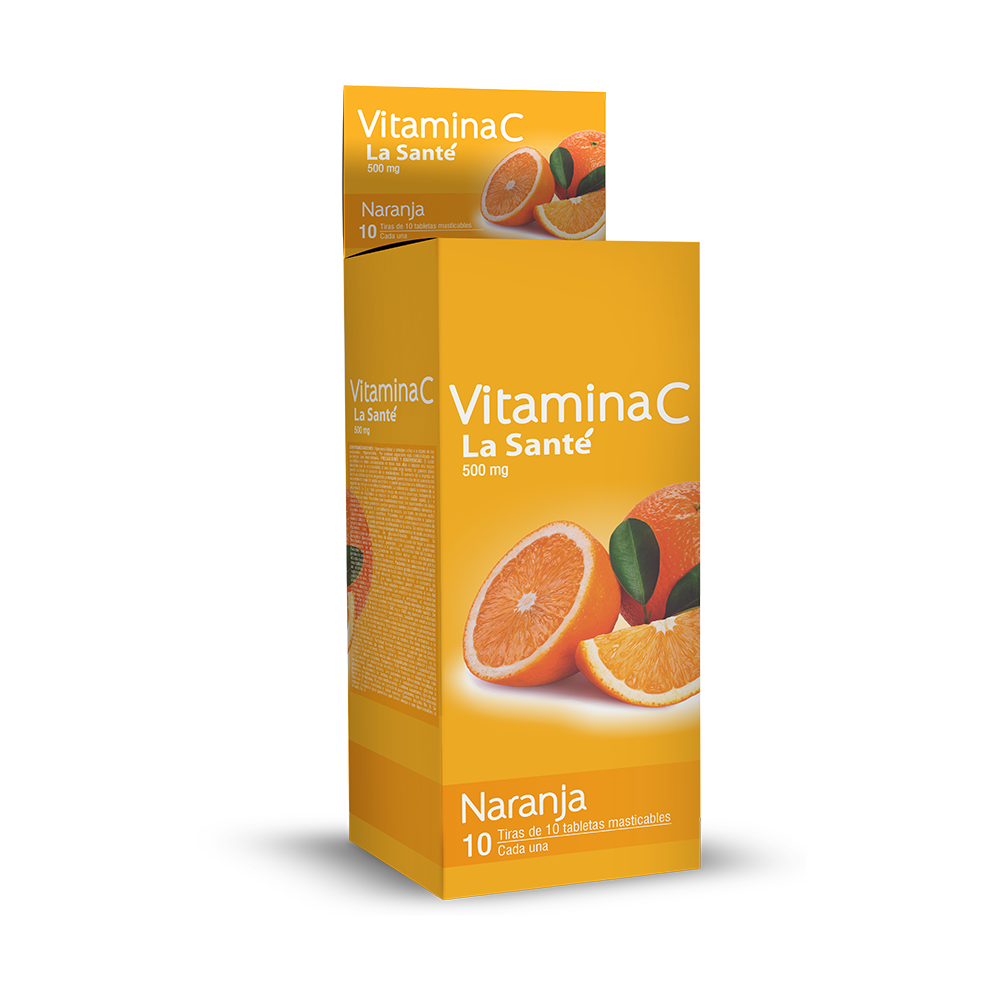 Vitamina C 500 MG Sabor Chicle la Sante