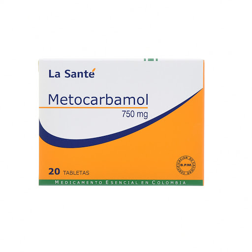 Metocarbamol 750MG x 20 Tab Pharmetique Labs / Front