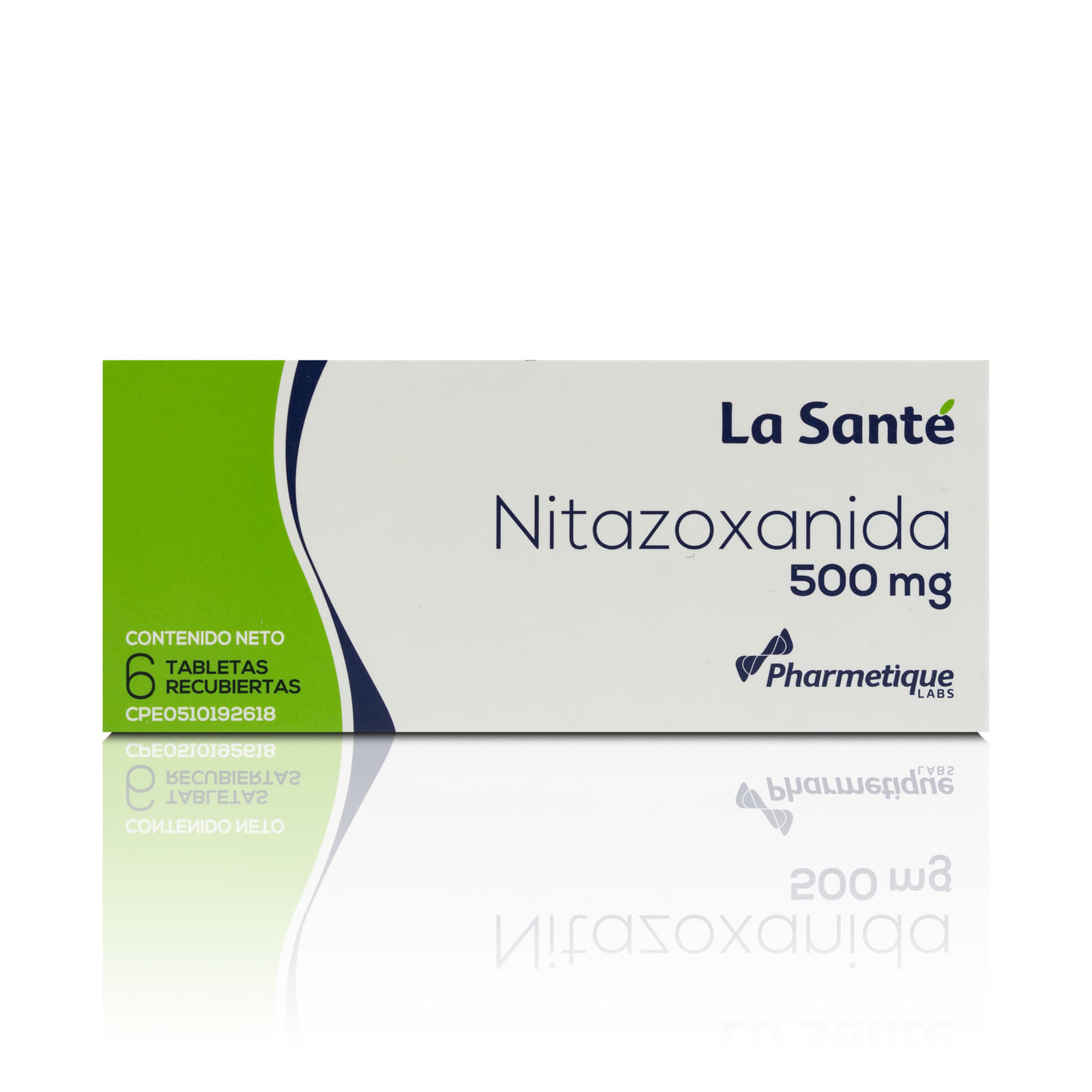 Nitazoxanida 500MG x 6 Tabletas la Sante