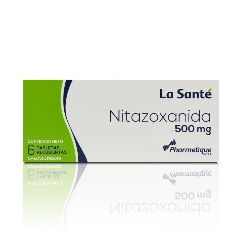 Nitazoxanida 500MG x 6 Tabletas la Sante