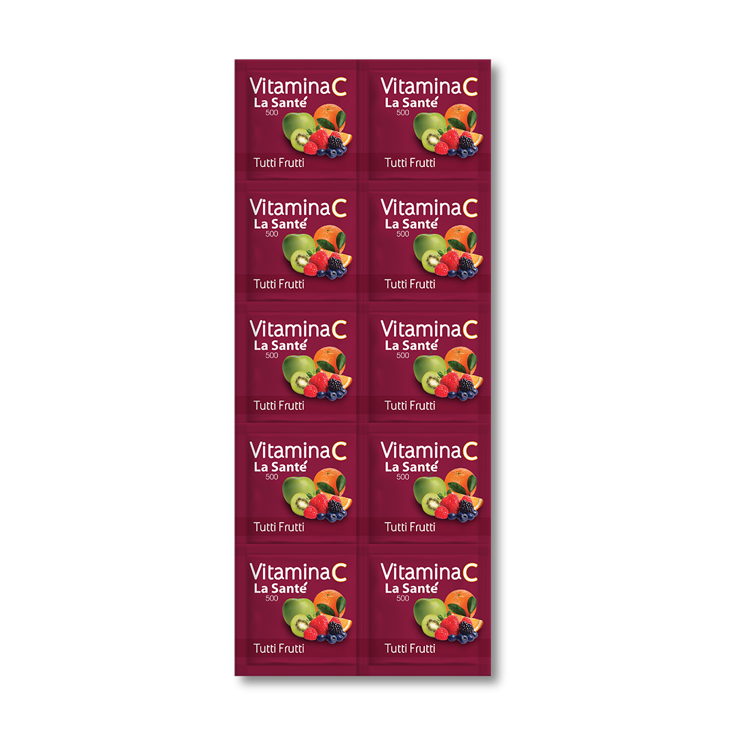 Vit C Mast Tutti 500MG X10 Tab la Sante