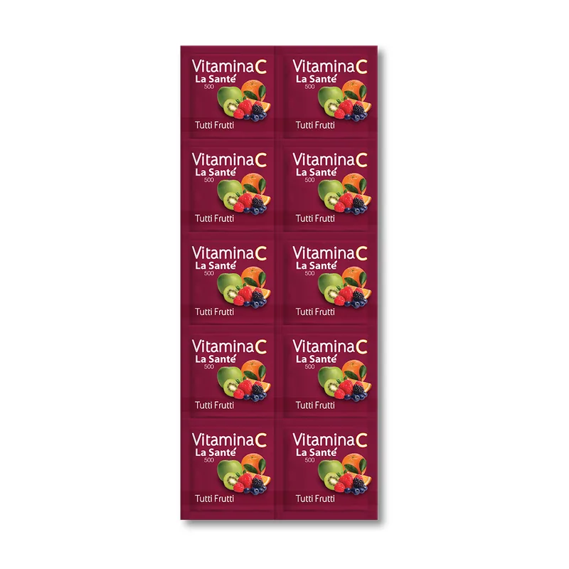 Vit C Mast Tutti 500MG X10 Tab la Sante