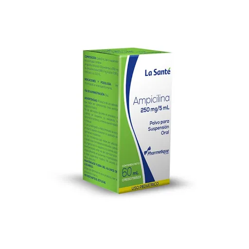 Ampicilina 250MG/5ML Susp la Sante