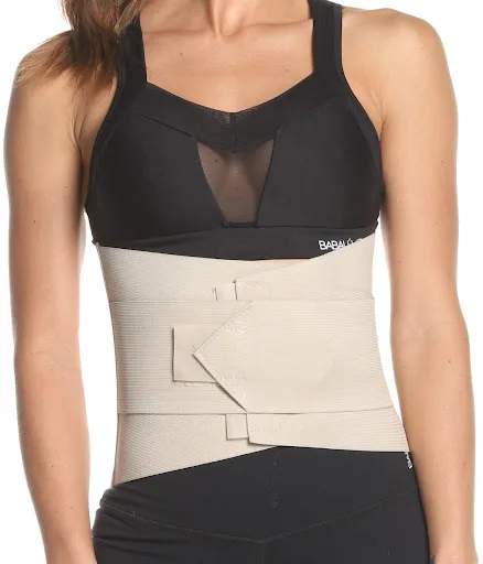 Faja Sacrolumbar con Refuerzo en x Talla L Tecnomed